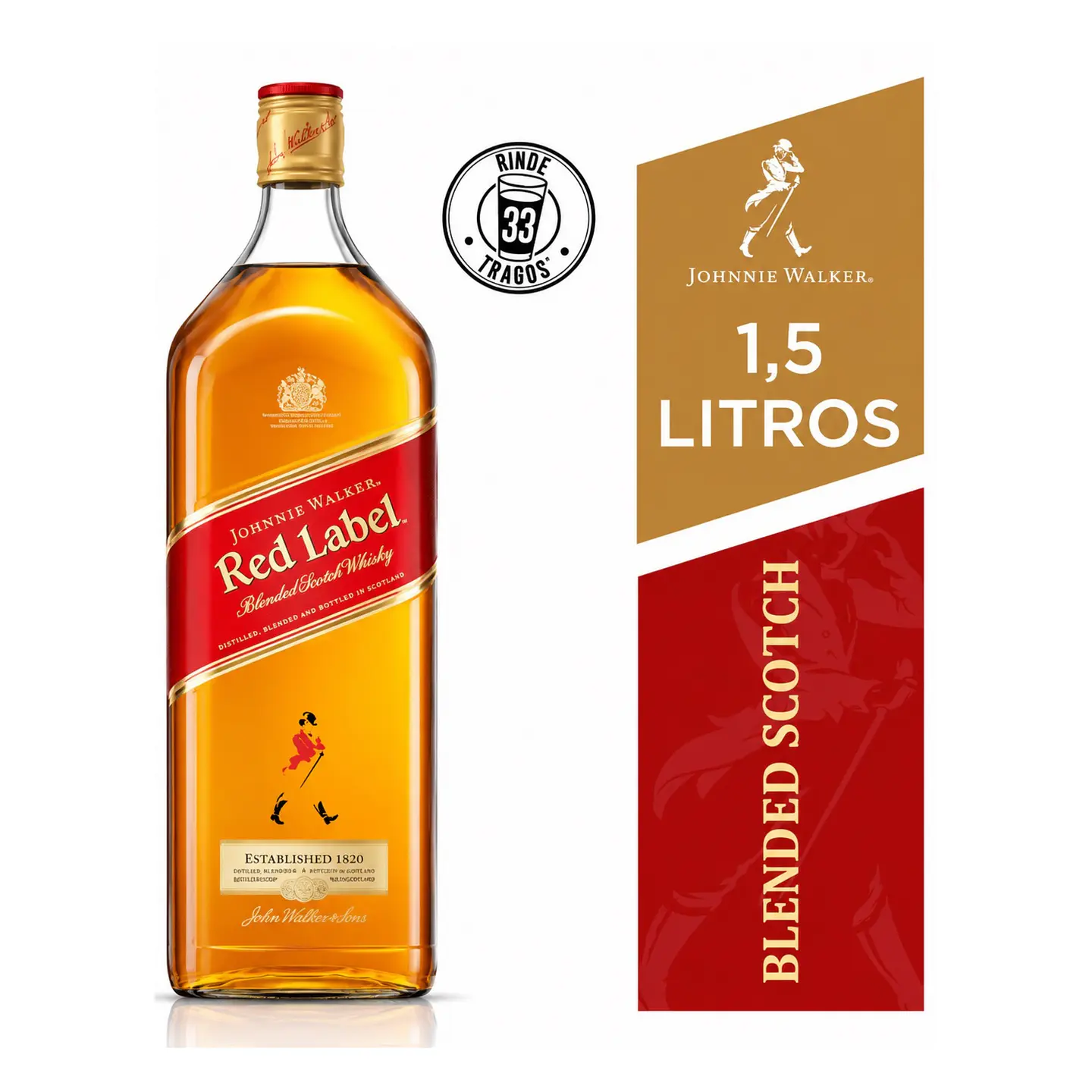 Whisky Johnnie Walker Red Label 1.75 Litros 1