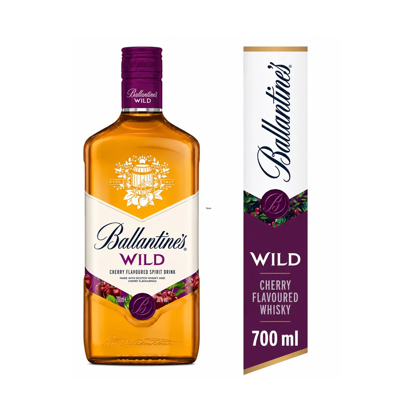 Whisky Ballantine's Wild Sabor Cereza 30° 700 cc 1