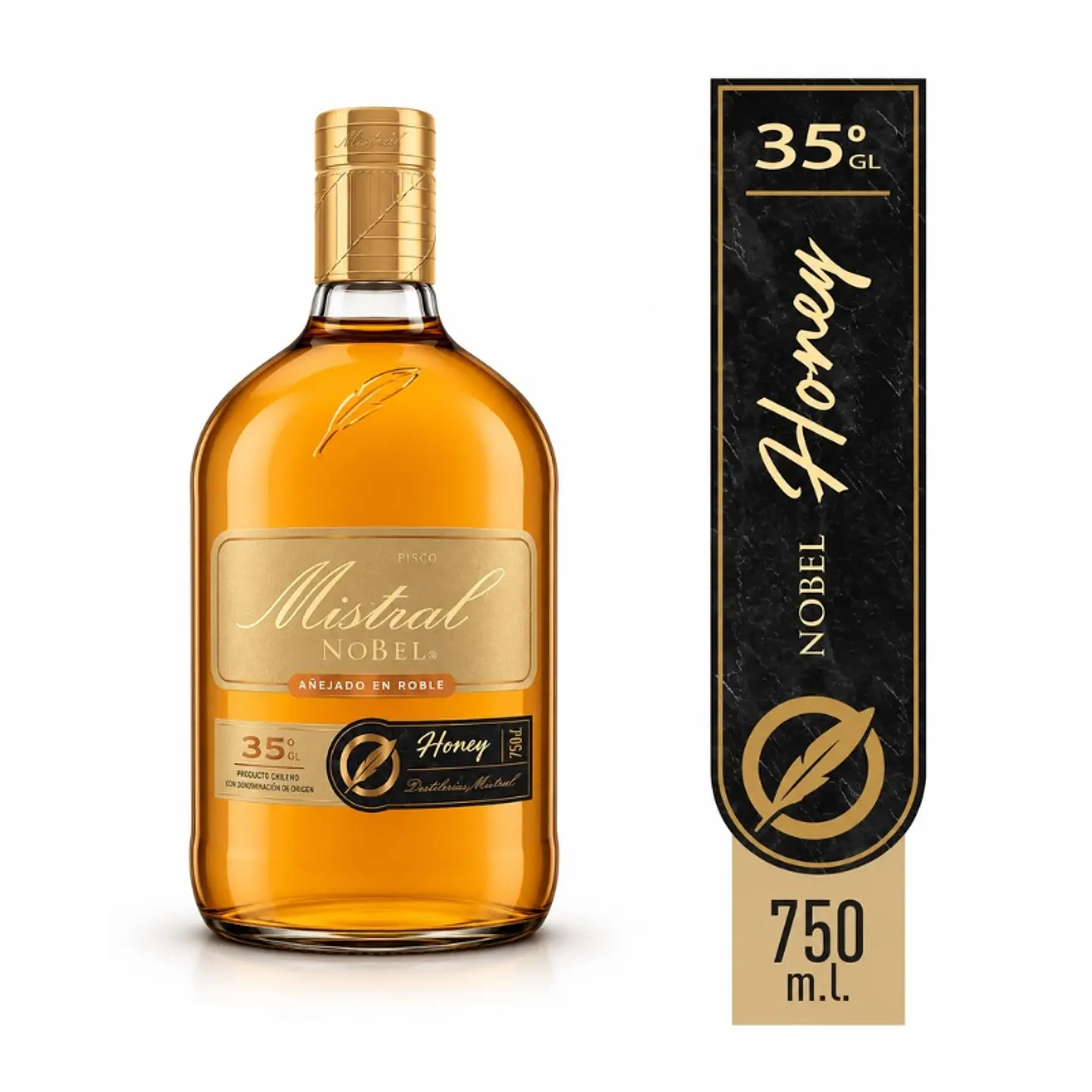 Licor de Pisco Mistral Nobel Honey 35° 750 cc 1