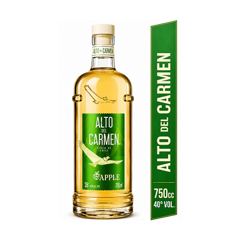 Licor de Pisco Alto del Carmen Manzana 35° 750 cc