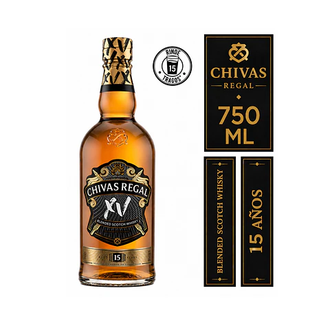 Whisky Chivas Regal XV 15 Años 40° 750 cc