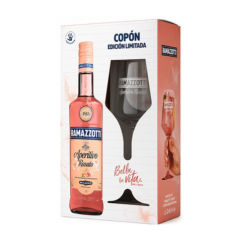 Pack Licor Ramazzotti 700 cc + Copón