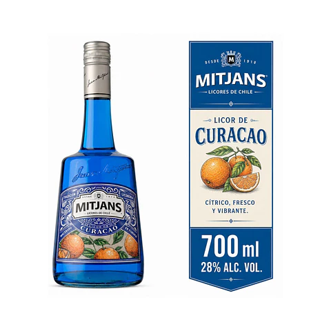 Licor Mitjans Curaçao 20° 750 cc