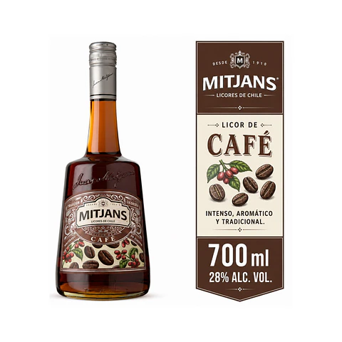 Licor Mitjans Café 20° 750 cc