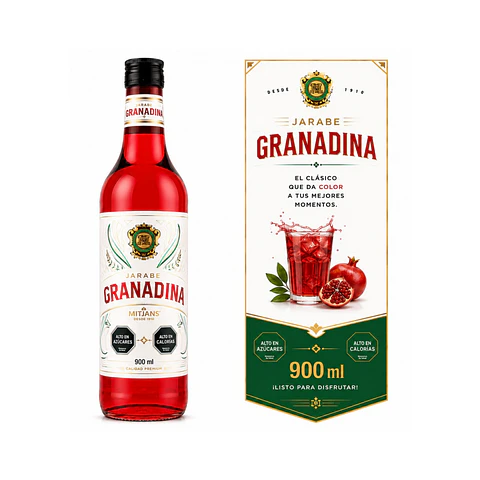 Jarabe de Granadina Mitjans 900 ml