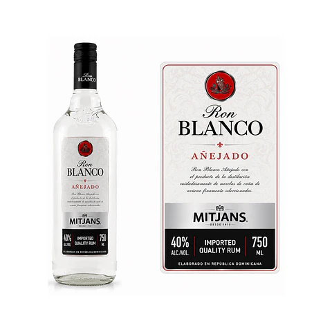 Ron Mitjans Blanco 40° 750 cc