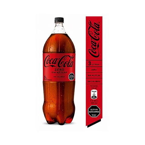 Bebida Coca-Cola Zero 3 L