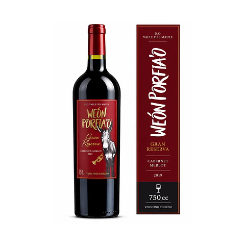 Weon Porfiao Merlot Gran Reserva Cabernet 750cc