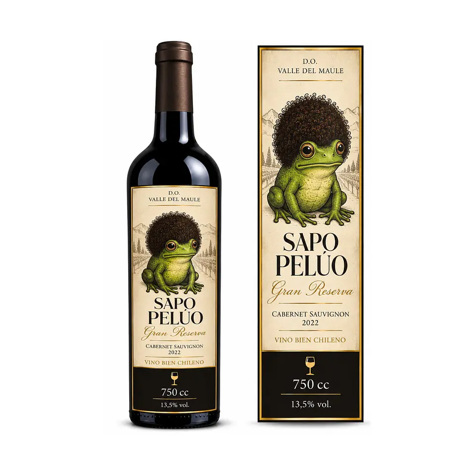 Sapo Pelúo Gran Reserva Cabernet Sauvignon 750cc 1