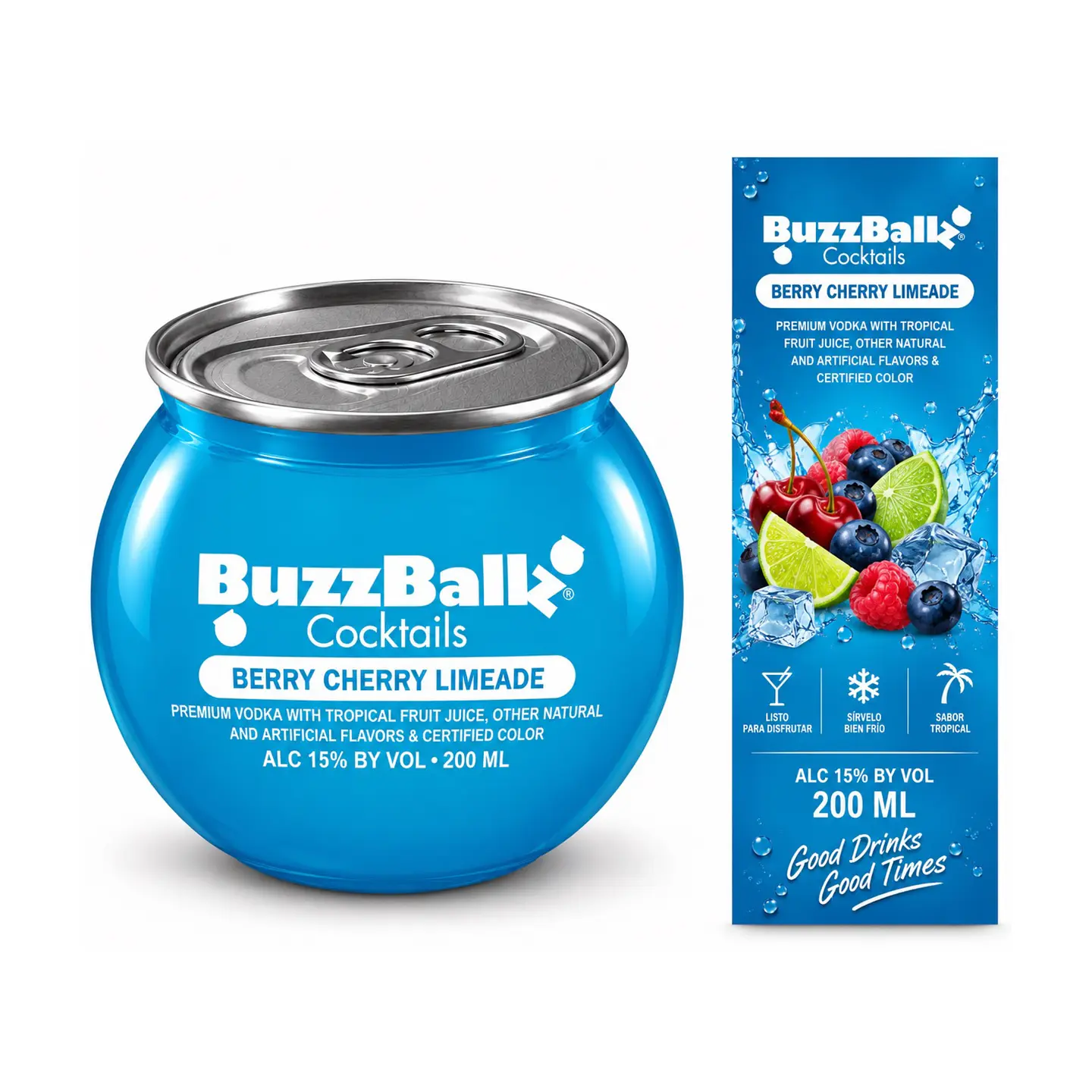 BuzzBallz Berry Cherry Limeade 200cc 1