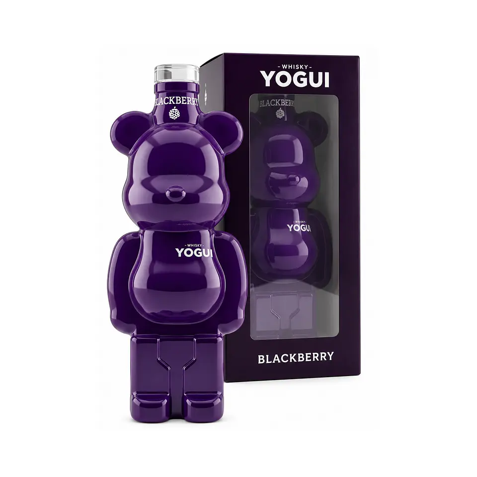 Whisky Yogui Blackberry 40% Alc  600ml 1