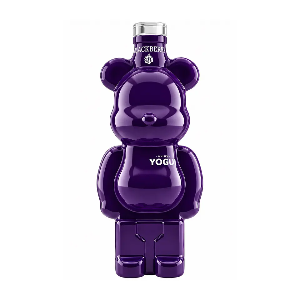 Whisky Yogui Blackberry 40% Alc  600ml 2