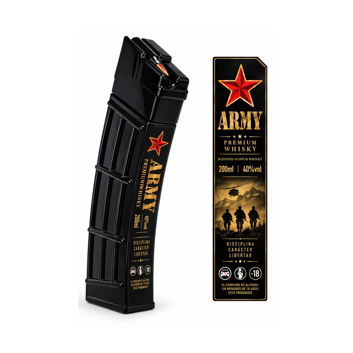 Whisky Army Cargador 200cc 1