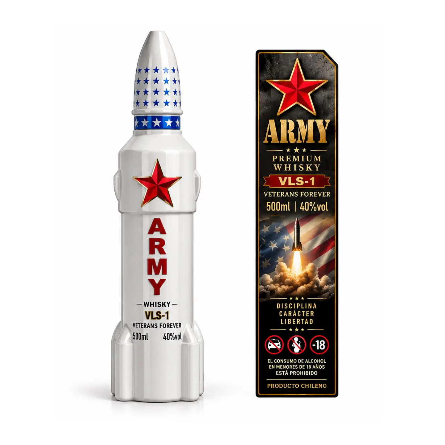 Whisky Army Vls-1 40° 500 Ml 1