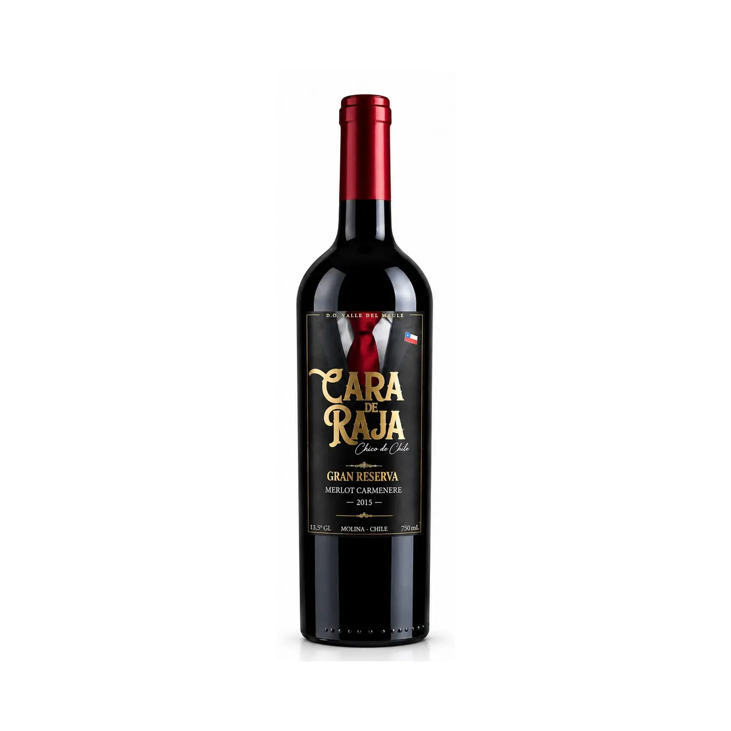 Cara de Raja Gran Reserva Merlot Carmenere 750 ml 2