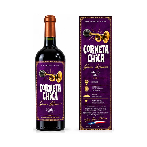 Corneta Chica Gran Reserva Merlot 750 ml