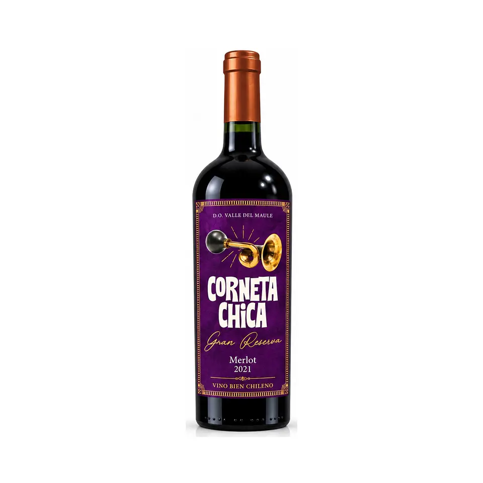 Corneta Chica Gran Reserva Merlot 750 ml 2