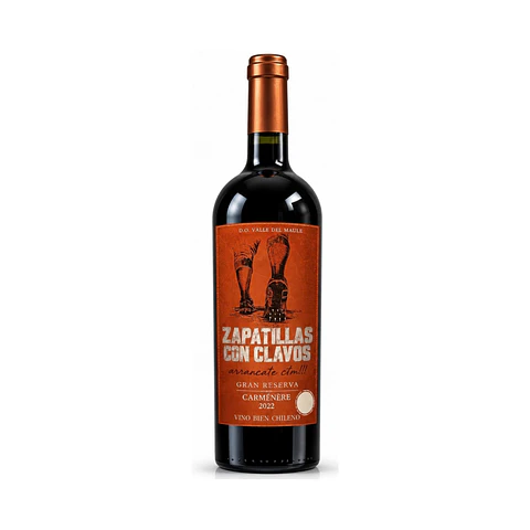Zapatillas con Clavos Gran Reserva Carménère 750 ml