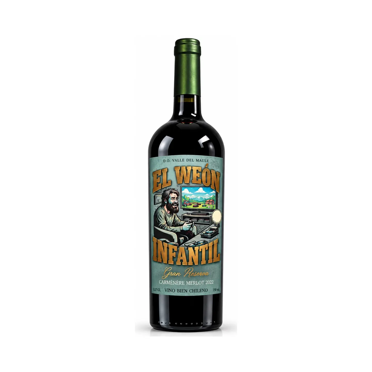 El Weón Infantil Gran Reserva Carménère–Merlot 750 ml 2