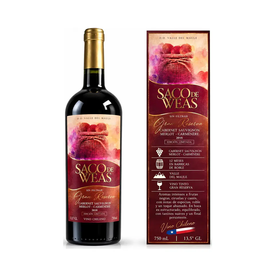 Saco de Weas Gran Reserva 750 ml 1