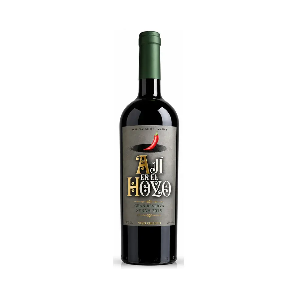 Ají en el Hoyo Gran Reserva Syrah 750 ml 2