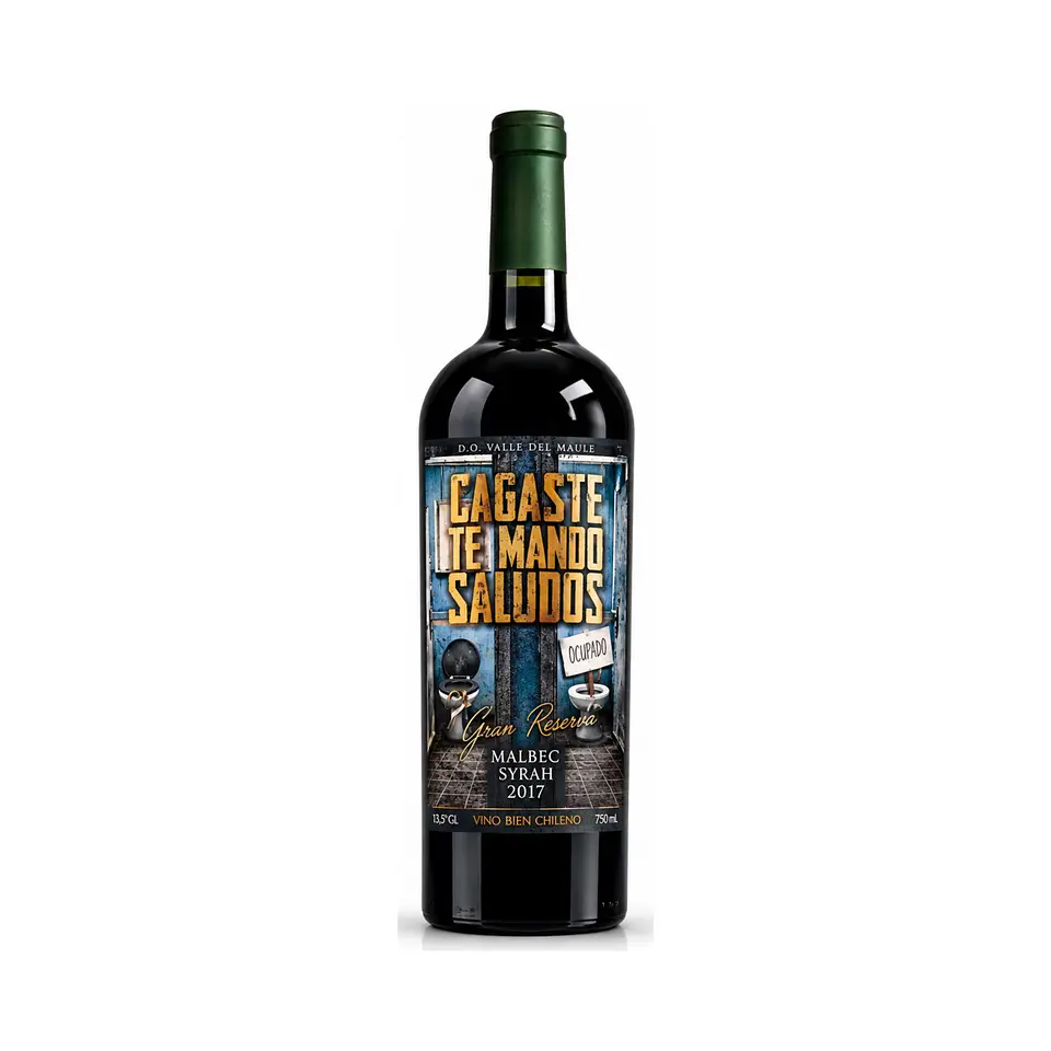 Cagaste Te Mando Saludos Gran Reserva Malbec–Syrah 750 ml 2