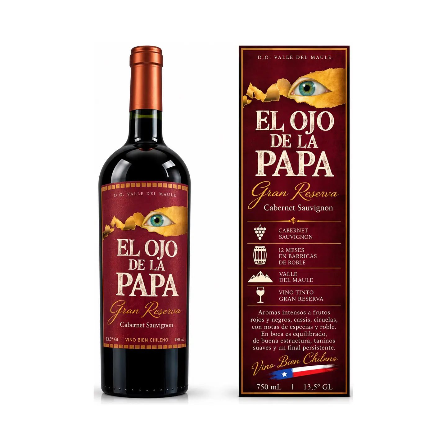 El Ojo de la Papa Gran Reserva Cabernet Sauvignon 750 ml 1