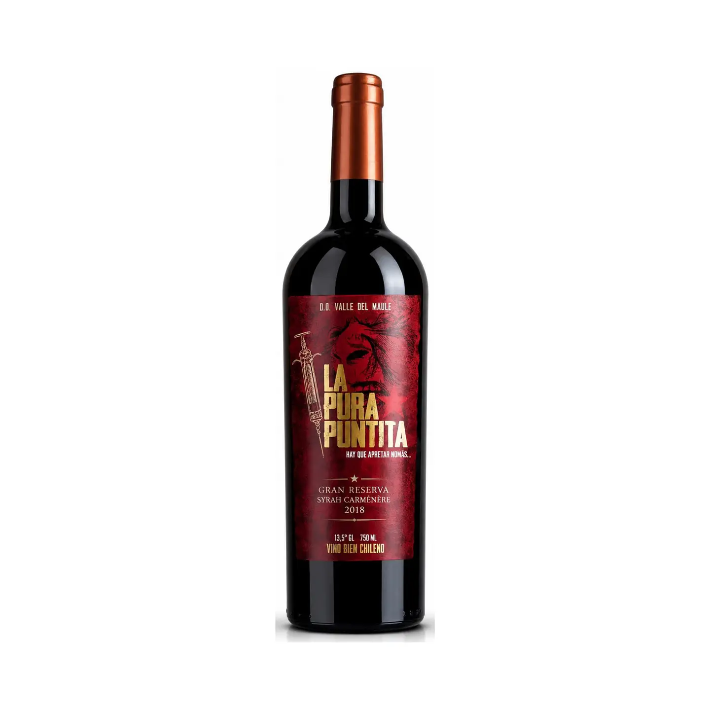 La Pura Puntita Gran Reserva Syrah–Carménère 750 ml 2