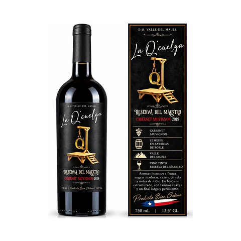 La Q’ Cuelga Reserva del Maestro Cabernet Sauvignon 750 ml