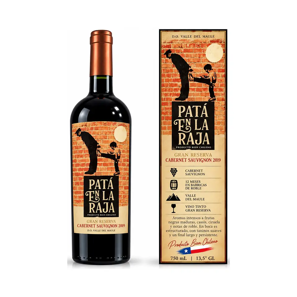Patá en la Raja Gran Reserva Cabernet Sauvignon 750 ml 1
