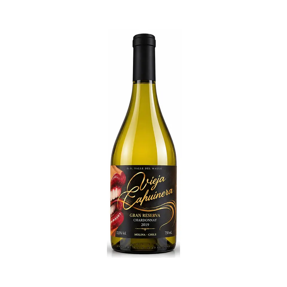 Vieja Cahuinera Gran Reserva Chardonnay 750 cc 2