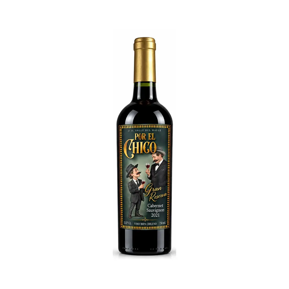 Por el Chico Gran Reserva Cabernet Sauvignon 2021 – 750 ml 2