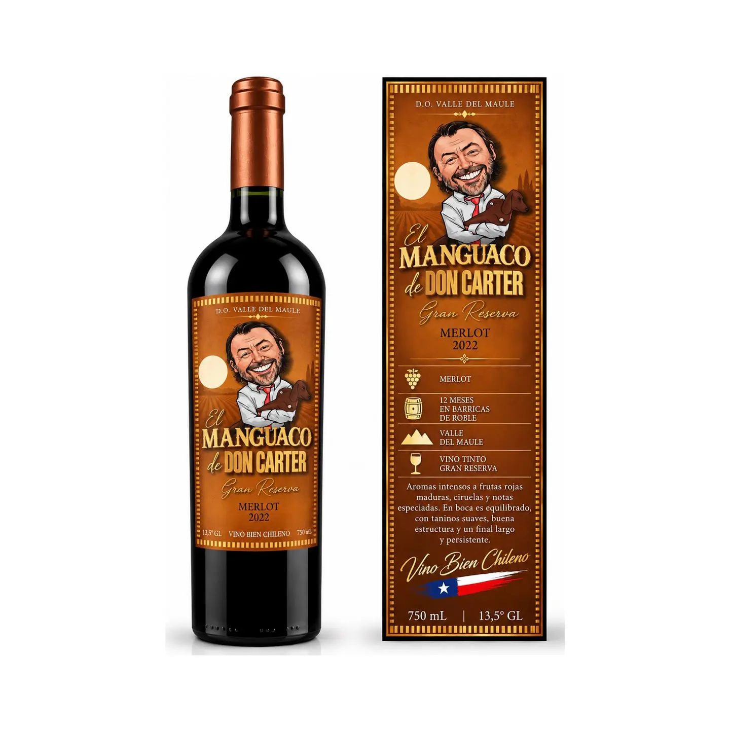 El Manguaco de Don Carter Gran Reserva Merlot 2022 – 750 ml 1