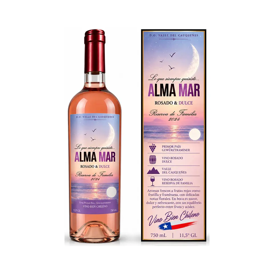 Alma Mar Rosado & Dulce Reserva de Familia 2024  750 ml 1