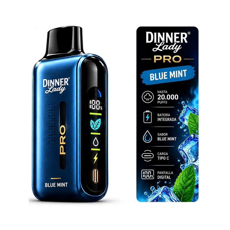 Dinner Lady Pro Blue Mint – 20K Puffs 1