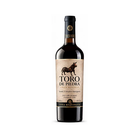 Toro de Piedra Gran Reserva Syrah | Cabernet Sauvignon 750 cc