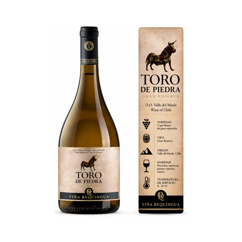 Toro de Piedra Gran Reserva Sauvignon Blanc 750 cc 1