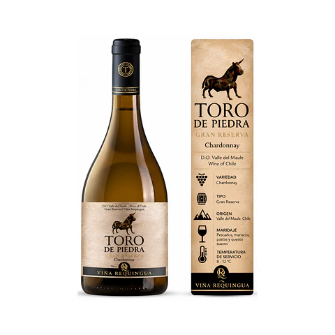 Toro de Piedra Gran Reserva Chardonnay 750 cc