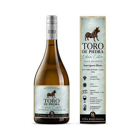 Toro de Piedra Edición Costera Gran Reserva Sauvignon Blanc 750 cc