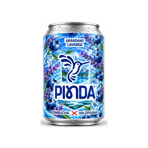Pinda Arándano & Lavanda Kombucha 350 ml