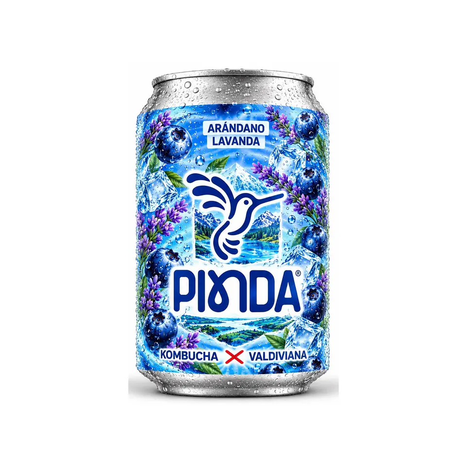 Pinda Arándano & Lavanda Kombucha 350 ml 2