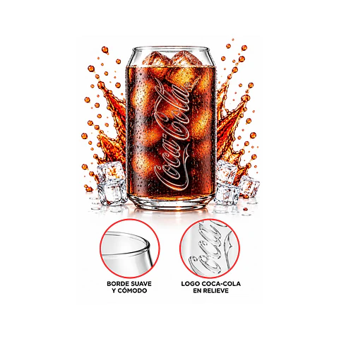 Vaso Coca-Cola de Vidrio 330 ml