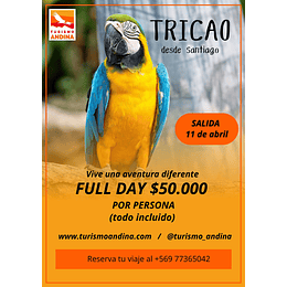 PARQUE TRICAO SALIDA 11 DE ABRIL DESDE SANTIAGO 