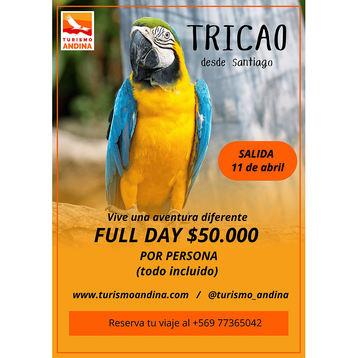 PARQUE TRICAO SALIDA 11 DE ABRIL DESDE SANTIAGO - reserva 1