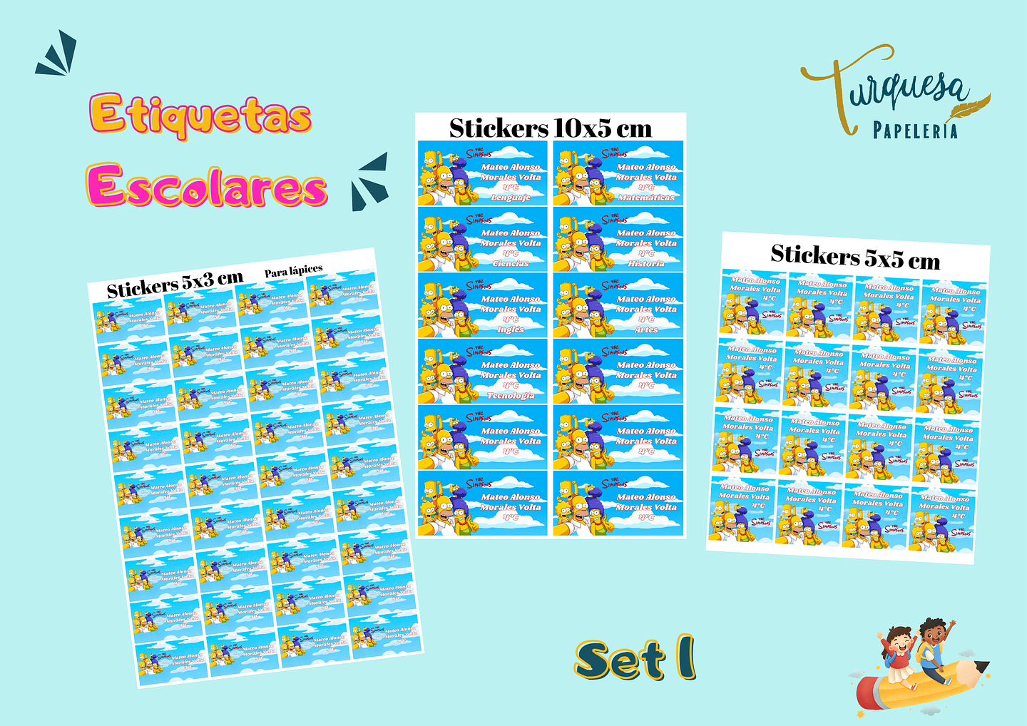 SET 1 ETIQUETAS ESCOLARES 1
