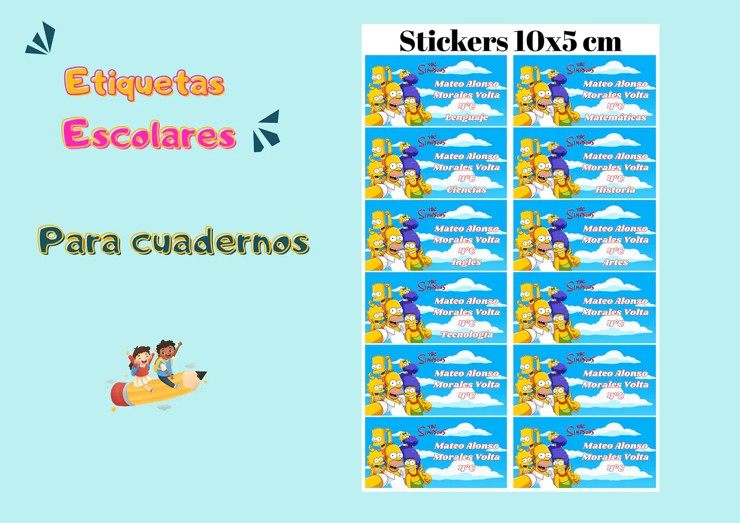 ETIQUETAS PARA CUADERNOS 1