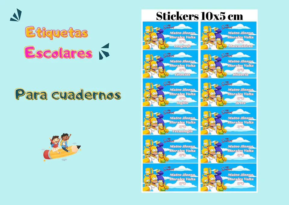 ETIQUETAS PARA CUADERNOS 1