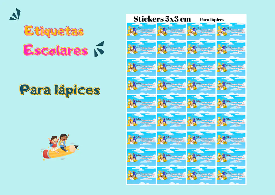 ETIQUETAS PARA LÁPICES  1
