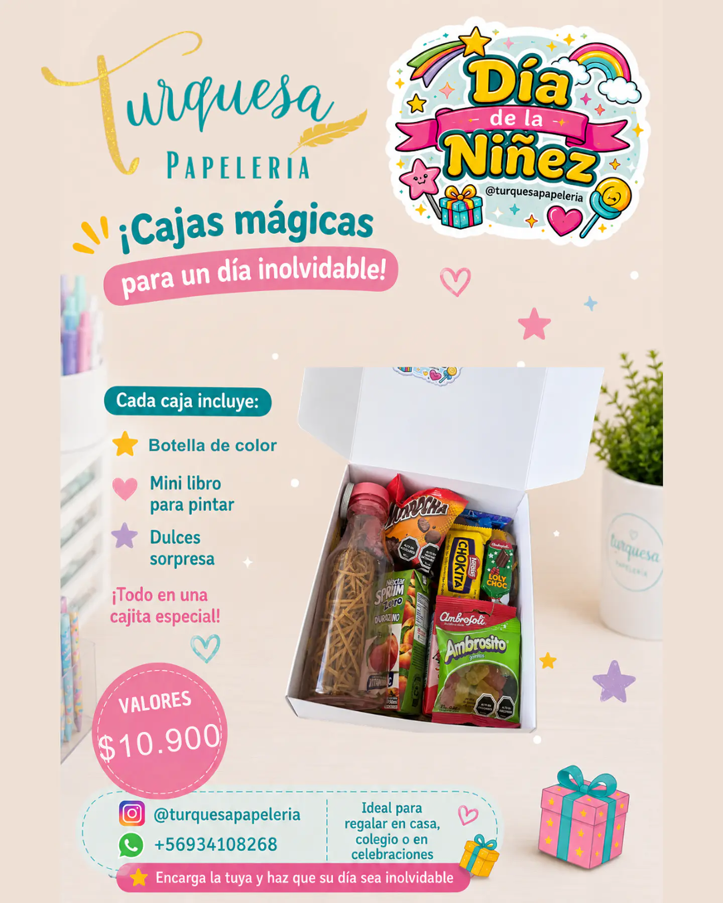 Botella de color + libro para pintar 1
