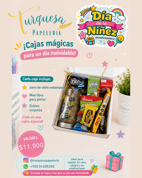 Jarro de Vidrio estampado + libro para pintar